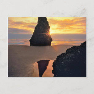 Carte Postale États-Unis, Oregon. Formation De Rock À Sunset