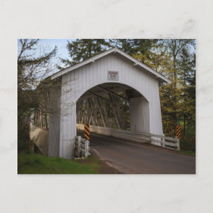 Carte Postale États-Unis, Oregon, Scio, pont Hannah 2