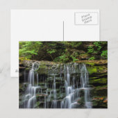 Carte Postale États-Unis, Pennsylvanie, Benton. Cascade à Ricket (Devant / Derrière)