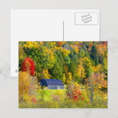 Carte Postale États-Unis, Vermont. Feuillage d'automne le long d (Devant / Derrière)