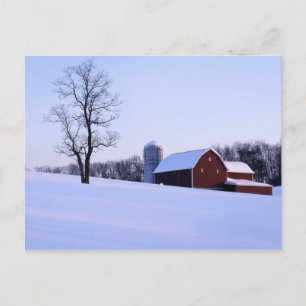 Carte Postale États-Unis, Virginie, vallée de Shenandoah, grange