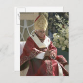 Carte Postale États-Unis, Washington, D.C. Le pape Benedict (Devant / Derrière)