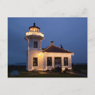 Carte Postale États-Unis, Washington, Mukilteo. Phare de Mukilte