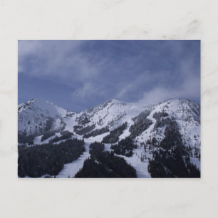 Carte Postale États-Unis, Washington, pistes de ski