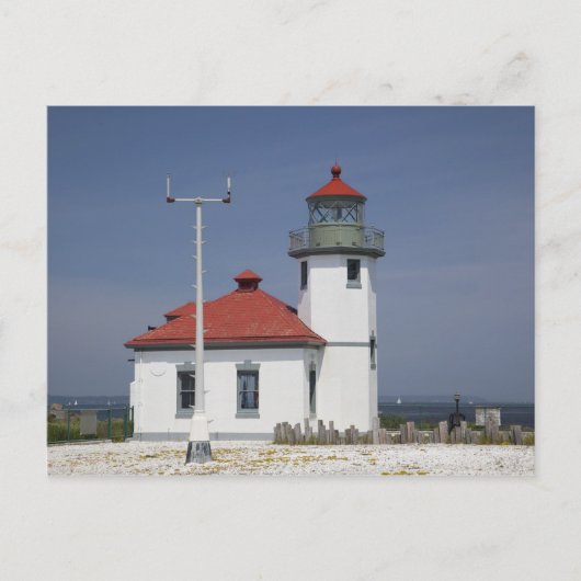 Carte Postale États-Unis, Washington, Seattle, Alki Point Lighth (Devant)