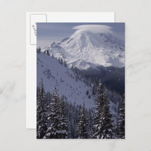 Carte Postale États-Unis, Washington, vue du Mont Rainier (Devant / Derrière)