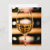 Carte Postale États-Unis, Washington, Walla Walla. Verre à vin (Devant / Derrière)