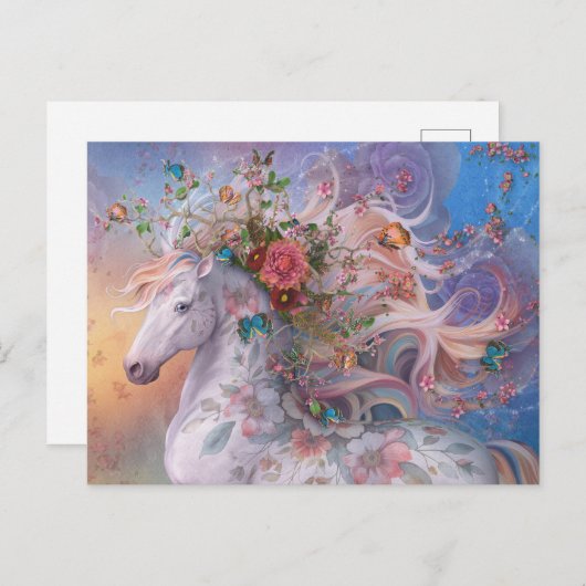 Carte postale Été (Devant / Derrière)