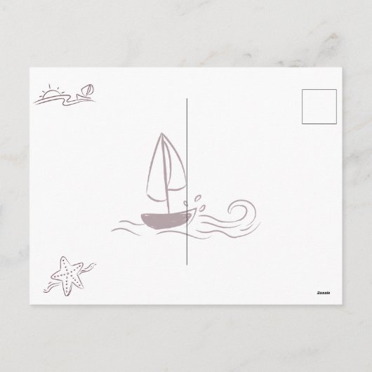 Carte postale été (Dos)