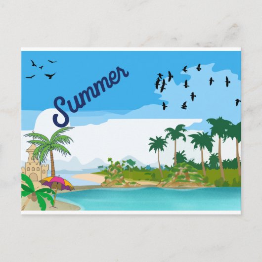 Carte postale été (Devant)