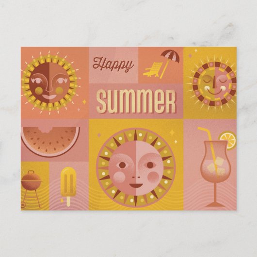 Carte postale été (Devant)