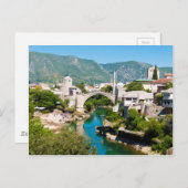 Carte Postale Été à Mostar (Devant / Derrière)