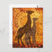 Carte Postale Été africain (Devant / Derrière)