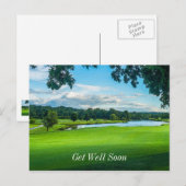 Carte Postale Été au terrain de golf (Devant / Derrière)