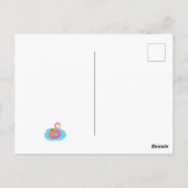 Carte postale été avec chat (Dos)