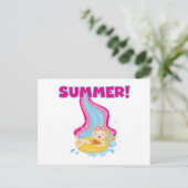 Carte Postale Été blond de fille (Debout devant)