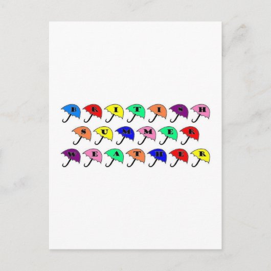 Carte Postale Été britannique (Devant)