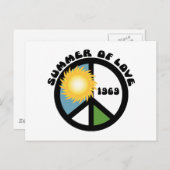 Carte Postale Été d'amour 69 (Devant / Derrière)