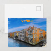 Carte Postale Été de Venise (Devant / Derrière)