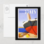 Carte Postale Été en Italie (Devant / Derrière)