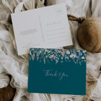 Été Fleur sauvage multicolore Merci vert 