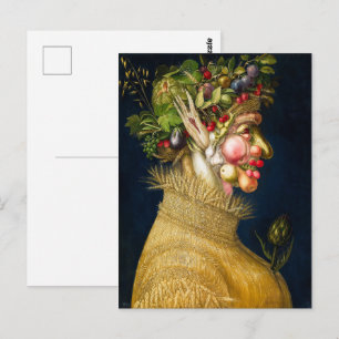Carte Postale Été Giuseppe Arcimboldo