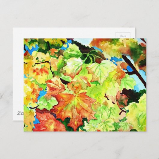 Carte Postale Été indien (Devant / Derrière)