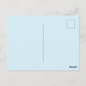 Carte postale Été Llama (Dos)