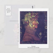 Carte Postale Été Par Giuseppe Arcimboldo (Devant / Derrière)