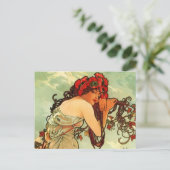 Carte Postale Été par Mucha (Debout devant)