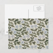 Carte Postale Été Périwinkel Fleur Plutôt Élégant Floral (Devant / Derrière)