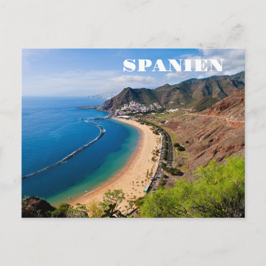 Carte Postale Été-Soleil-plage-Espagne (Devant)