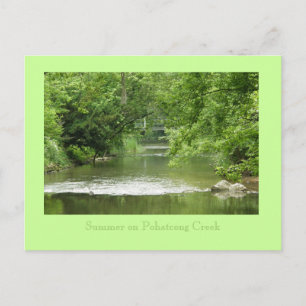 Carte Postale Été sur Pohatcong Creek