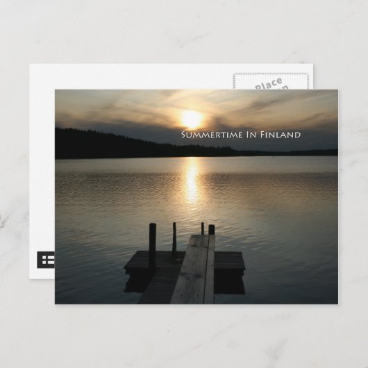 Carte Postale Été sur Saimaa (Devant / Derrière)