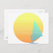 Carte Postale Été Windsurfer (Devant / Derrière)