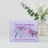 Carte Postale Éteindre Alzheimer (Debout devant)