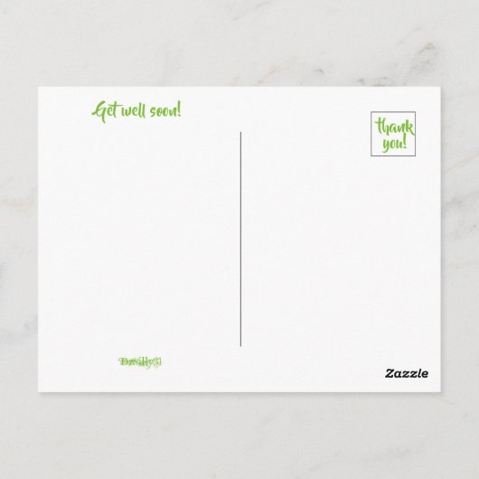 Carte Postale Éteins-le (Dos)