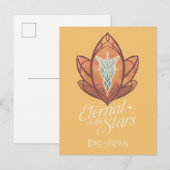 Carte Postale Éternelle comme l'Étoile du Soir Graphique (Devant / Derrière)