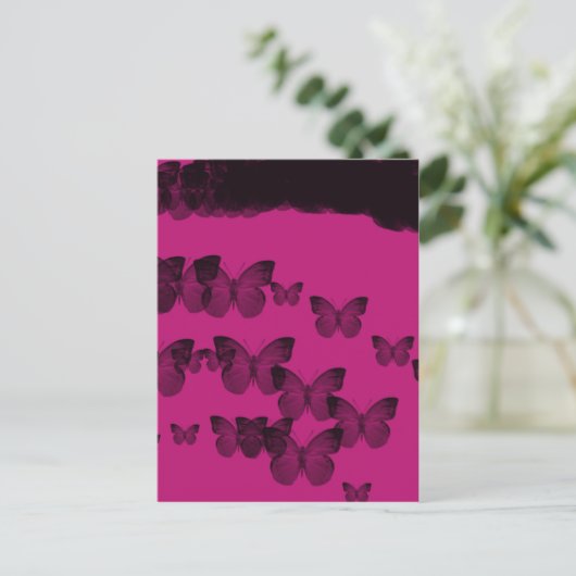 Carte Postale éternité papillon (Debout devant)