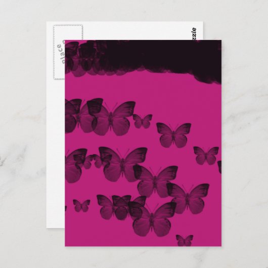 Carte Postale éternité papillon (Devant / Derrière)