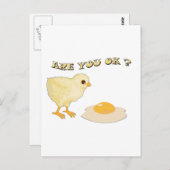 Carte Postale Êtes-vous bien ? (Devant / Derrière)