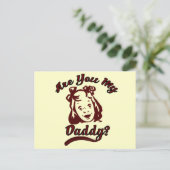 Carte Postale Êtes-vous mon père avocat de soutien à l'enfance (Debout devant)