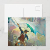 Carte Postale Ethan Allen, Précurseur de l'indépendance, 1934 (Devant / Derrière)