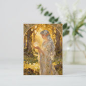 Carte Postale Ethereal Elf Maiden Art Nouveau Style (Debout devant)