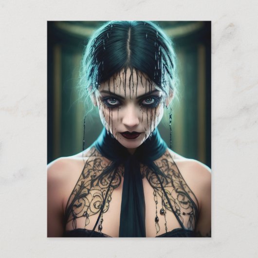 Carte Postale Ethereal Ominous Emerald Beauté (Devant)