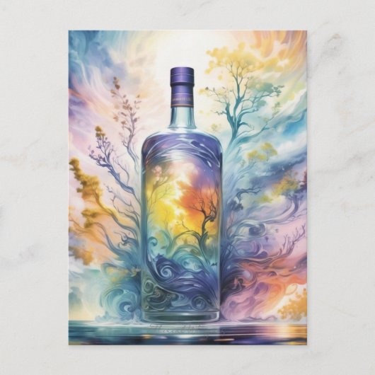 Carte Postale Ethereal Whispers - Magical Potion Bottle (Devant)