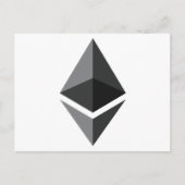 Carte Postale Ethereum - Cryptomonnaie Super PAC (Devant)