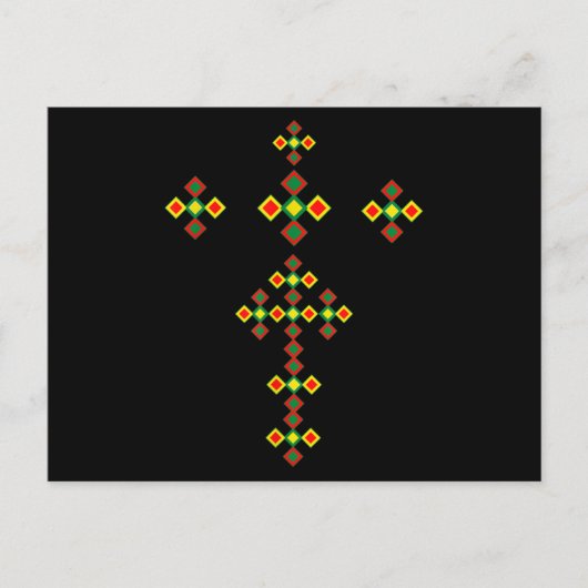 Carte Postale Ethiopian Cross Art Ethiopian (Devant)