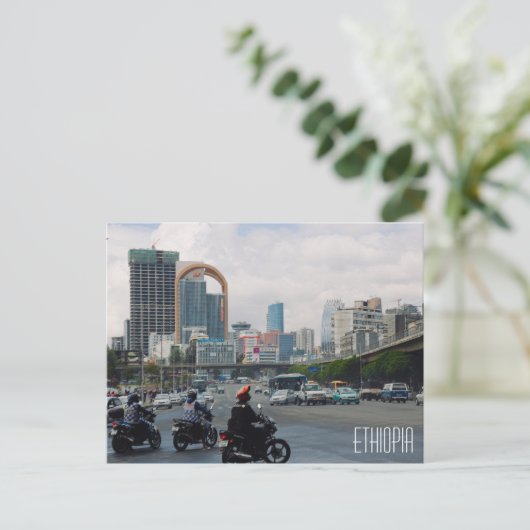 Carte postale Éthiopie (Debout devant)