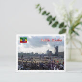 Carte Postale Éthiopie - Addis-Abeba - carré Meskal - (Debout devant)